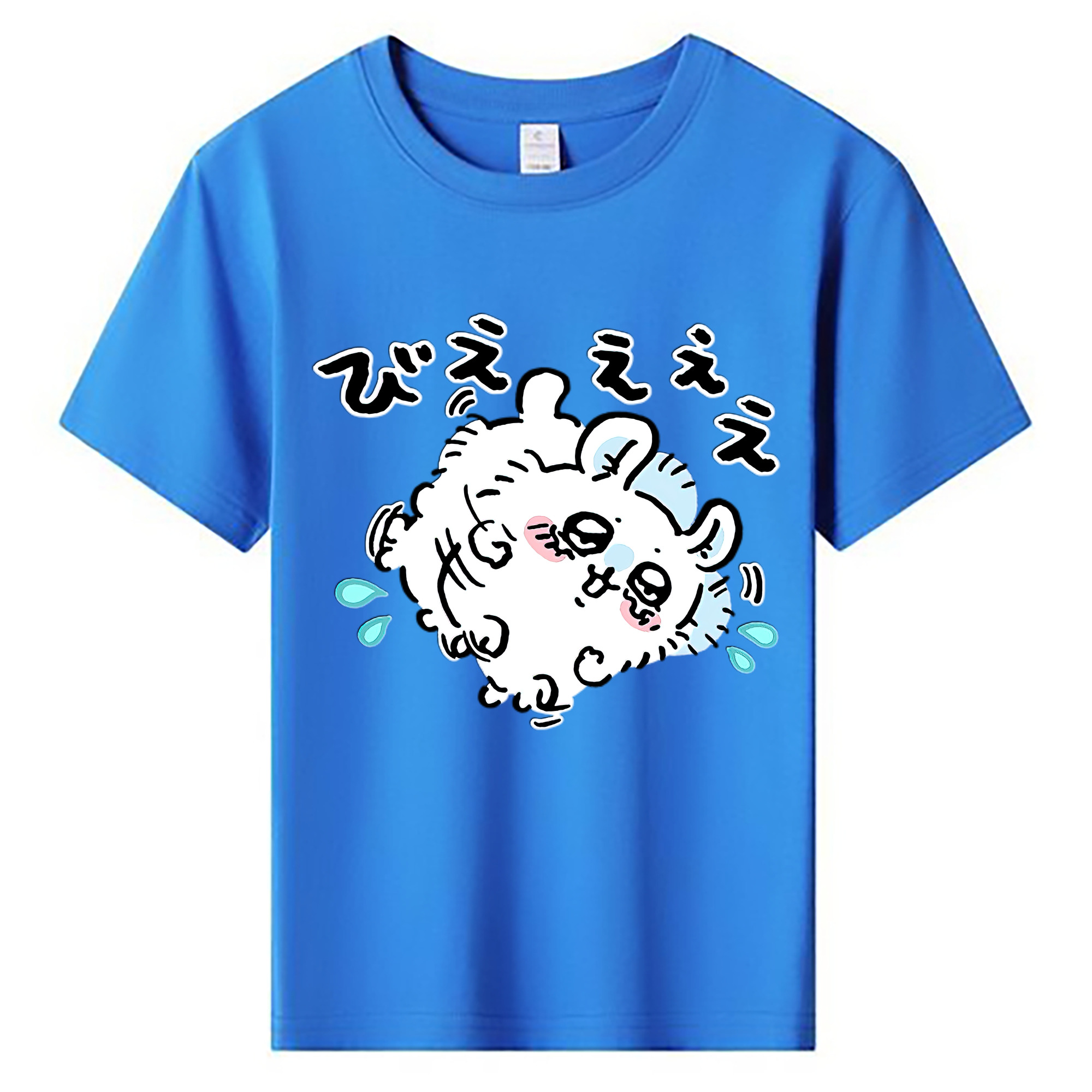 （画像用） ちいかわ モモンガ Chii-kawa Momonga 綿100％キッズTシャツ（フロントプリント）